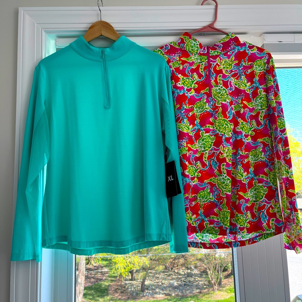 NWT & EUC IB KUL half zip XL 2 piece bundle
